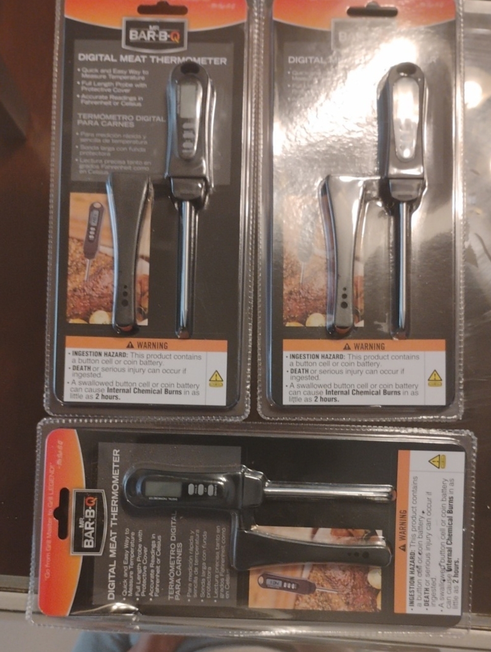 Digital Meat Thermometer Probe - Black